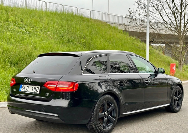 Audi A4 cena 37500 przebieg: 299111, rok produkcji 2013 z Wrocław małe 79